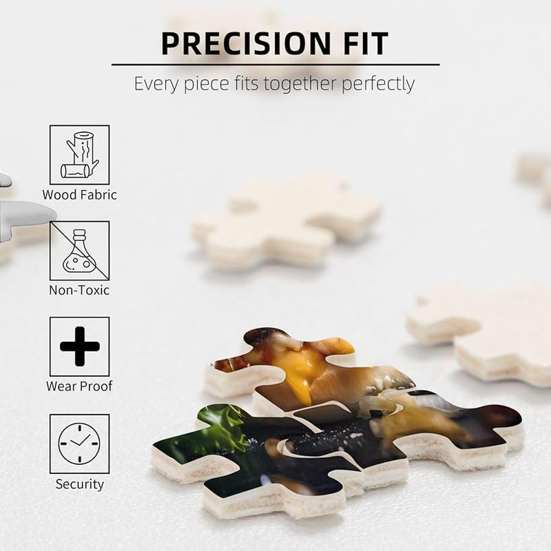 لغز بانوراما 500 قطعة من Phayah Big Burger للكبار ديكور المنزل هدية حفلة عيد الميلاد - Image 5